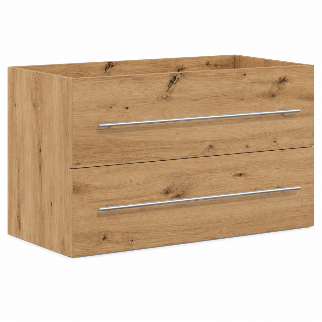 Meuble Sous Vasque en Chêne Artisanal | 60 à 100 cm