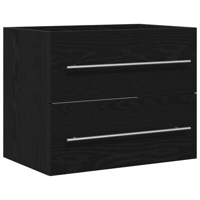 Meuble Sous Vasque en Chêne Noir | 60 à 100 cm