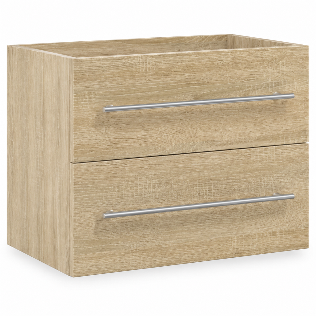 Meuble Sous Vasque en Chêne Sonoma | 60 à 80 cm