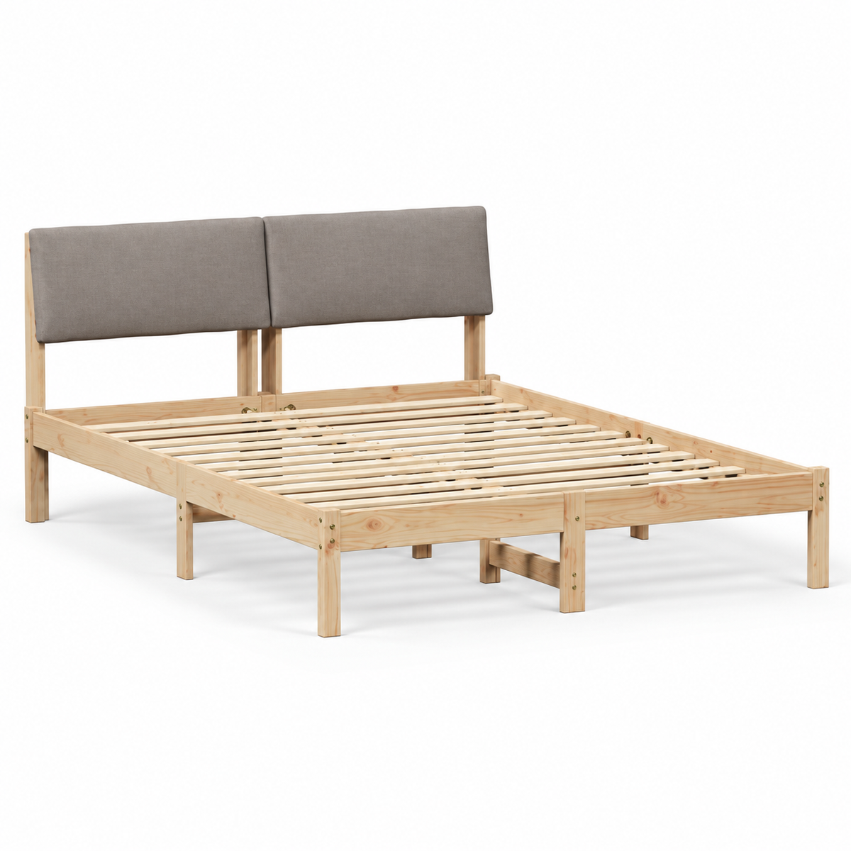 Lit en Pin Massif avec Sommier | 160 cm