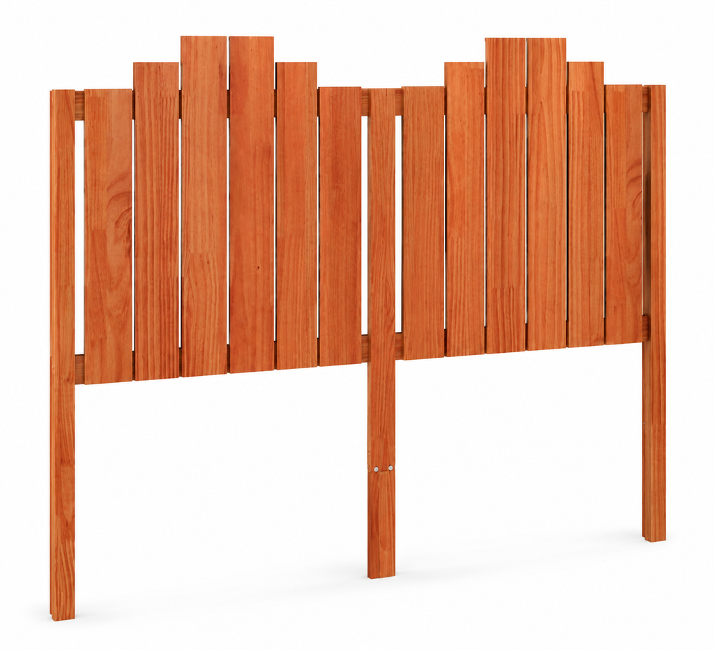 Tête de Lit en Bois de Pin Massif - Dents de Scie | 135 cm