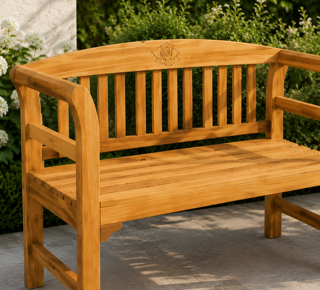 Banc de Jardin en Teck Massif | 114-157 cm
