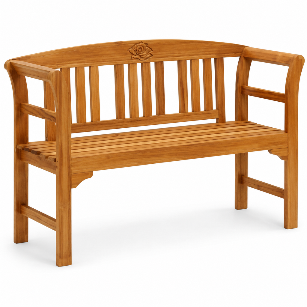 Banc de Jardin en Teck Massif | 114-157 cm