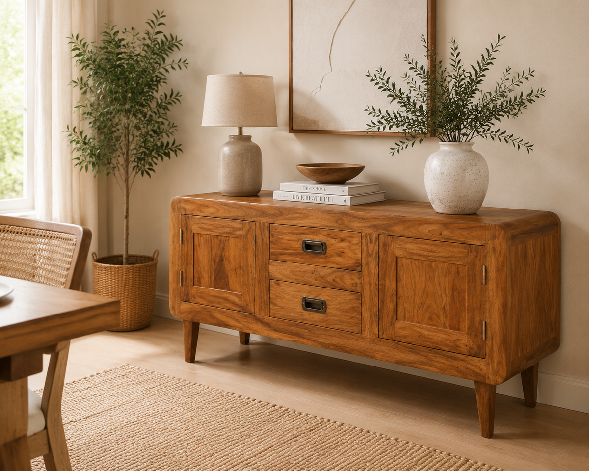 Buffet en Acacia Massif | 120 cm